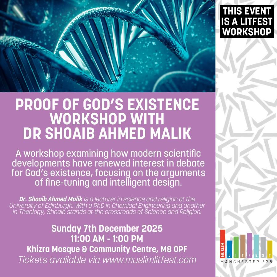 Proof of God’s existence workshop with Dr Shoaib Ahmed Malik
